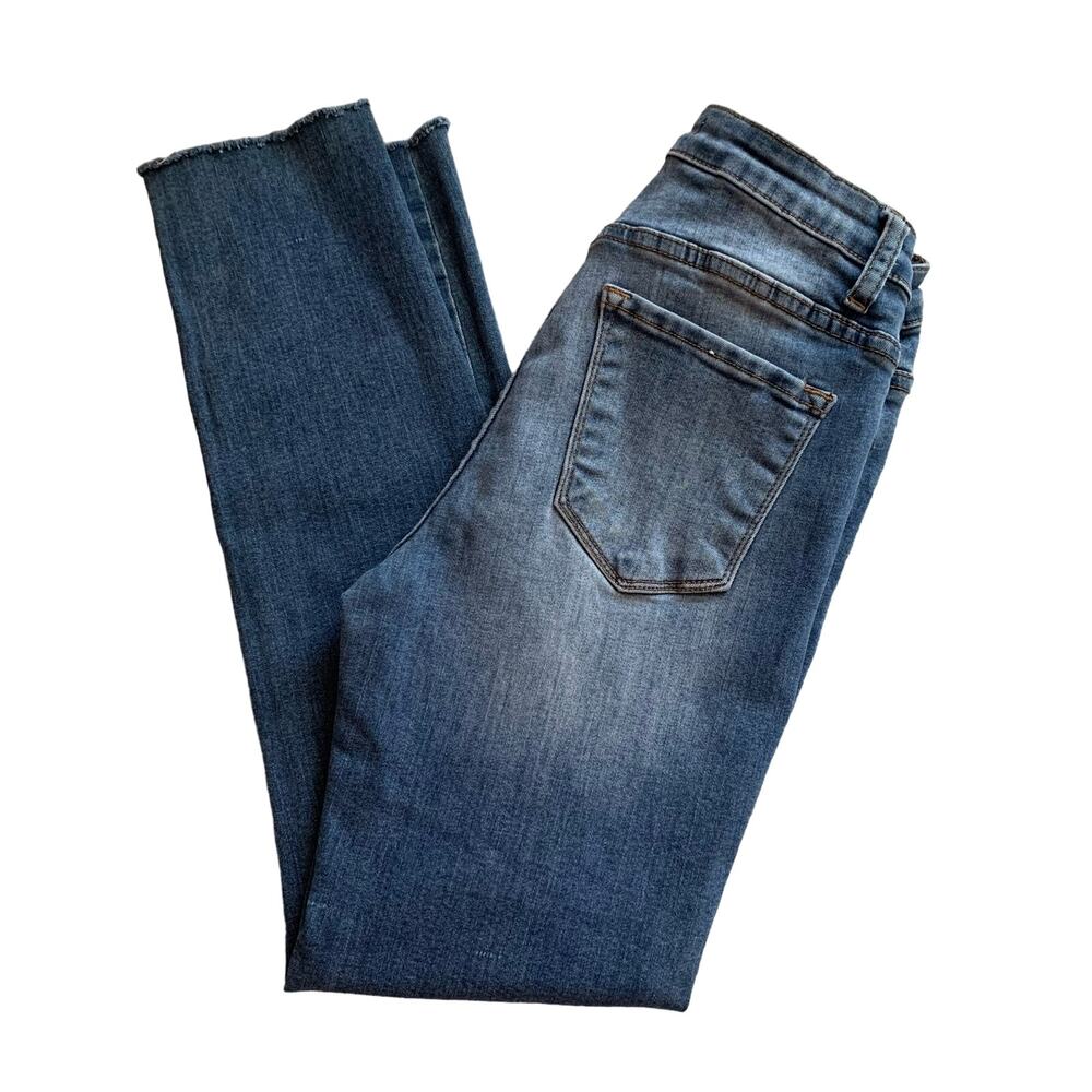 KanCan Mid-Rise Skinny Jeans Medium Wash Denim Style #KC11214D Women's Size 28